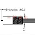 Ball lensed fiber array