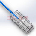 Fiber-protruding fiber array