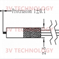 Silicone v-groove fiber array