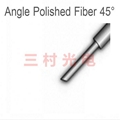Angle-polished lensed fiber 5