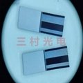 Silicone fiber v-groove chip