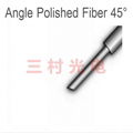 Angled fiber