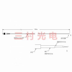 定制40度抛光透镜光纤连接器