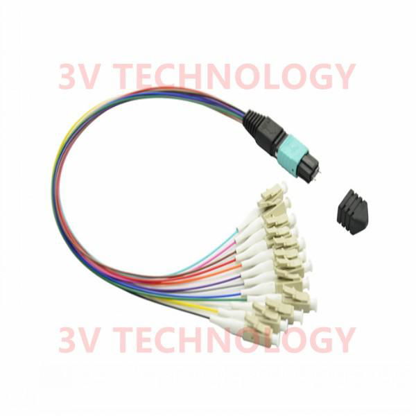 12cores MPO Patch Cord with LC connector 4