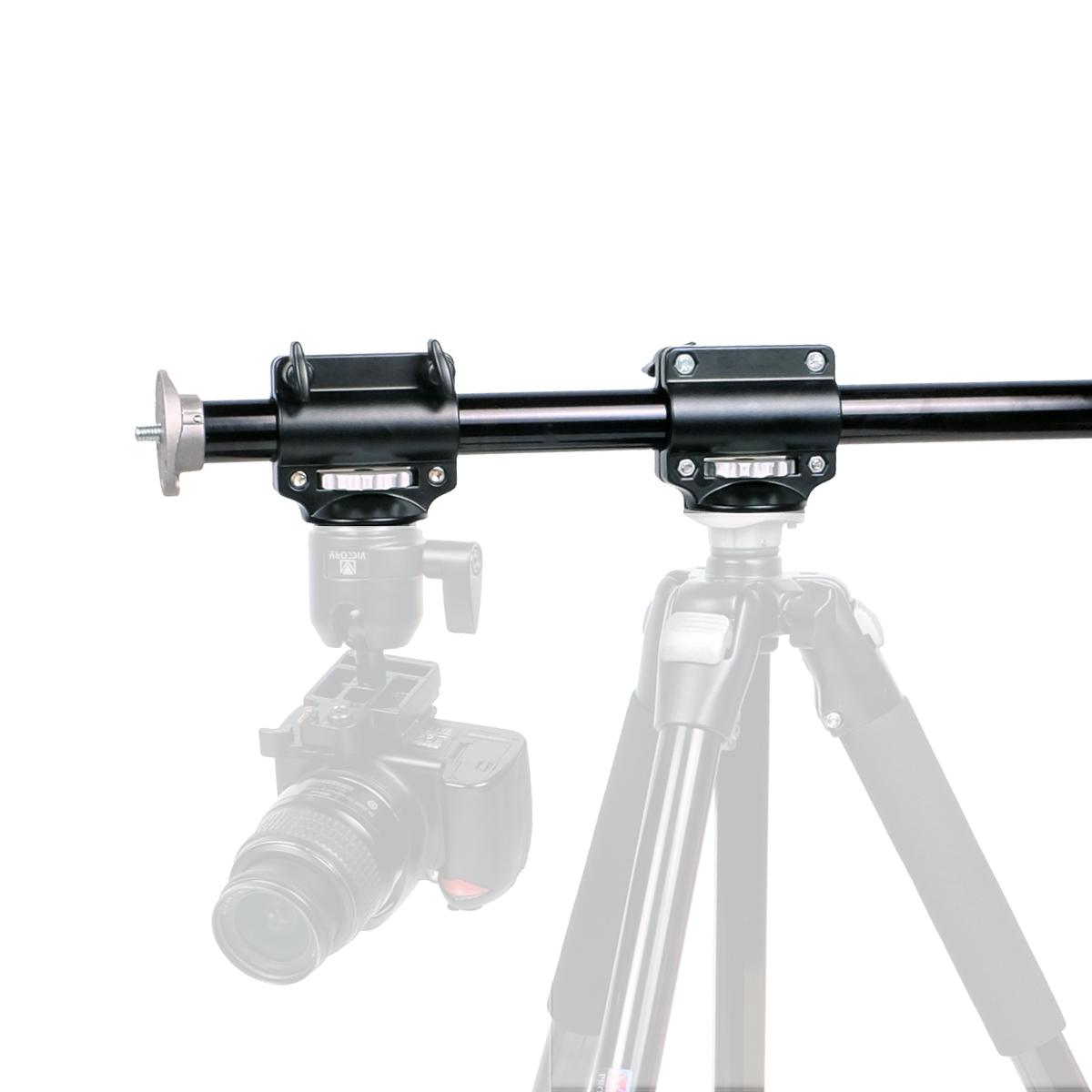 MultiMount Horizontal Bar 4 Head 131DDB Cross Side Arm for Tripods on