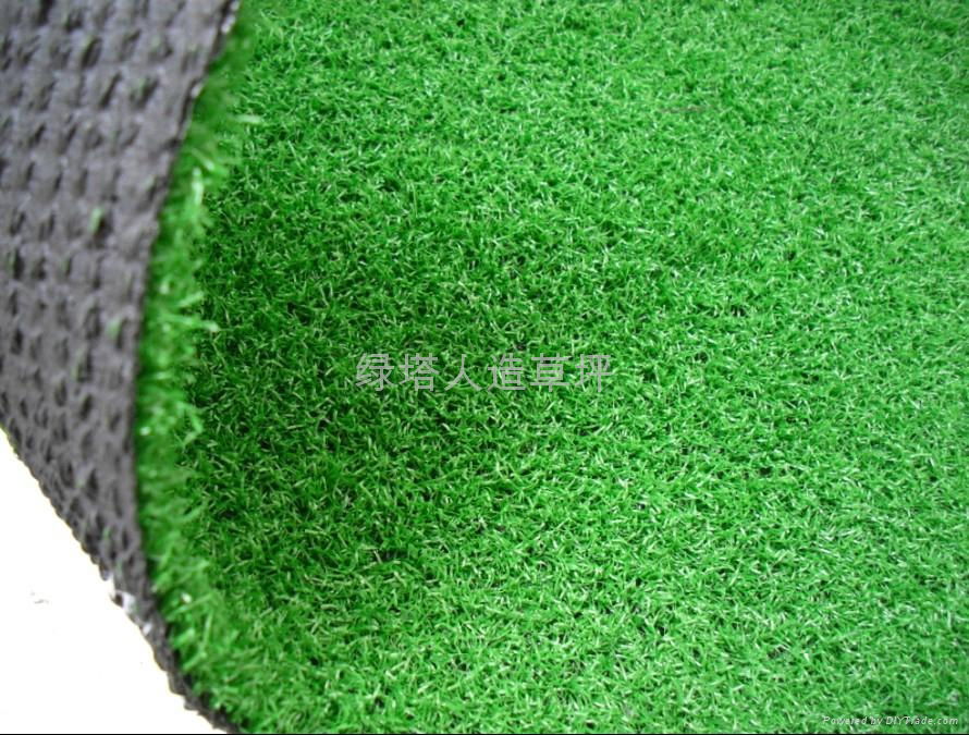 Roof building artificial turf