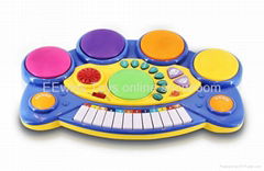 Multifunction electronic musical toys keyboard