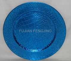 metallic plastic plate