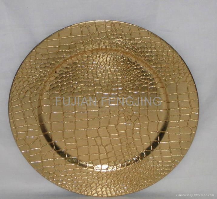 metallic plastic plate 3