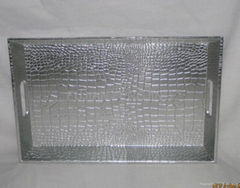 Plastic charger plate tray christmas pp