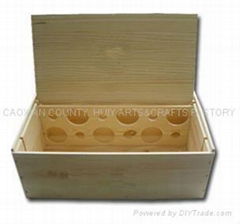 Wooden box 12 bottle box