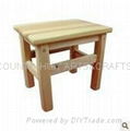 Wooden small desk square desk