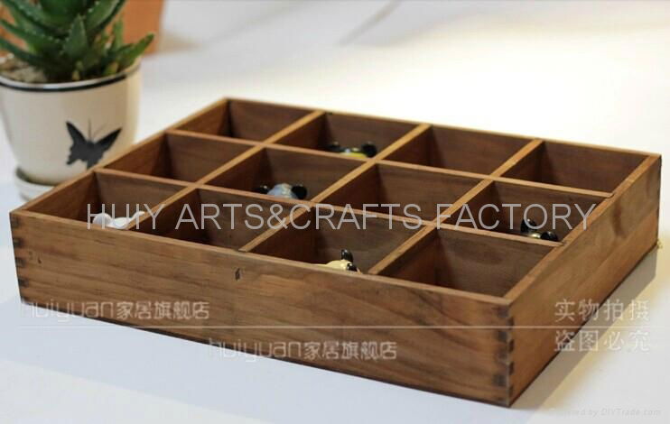 wooden wall cabinet, storage trunk with dividers wooden case 2