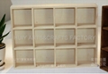 wooden wall cabinet, storage trunk with dividers wooden case 3