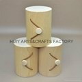 Round shape wooden tube for candy or cigarette