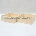 Home and kitchen use wooden crate,wooden serving tray with out handle 