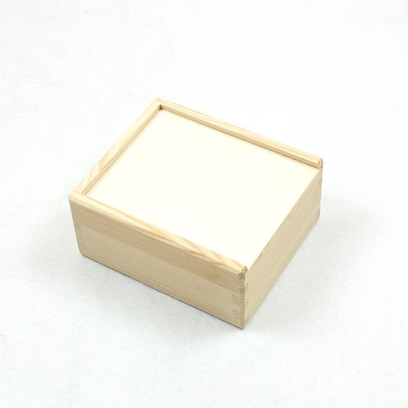 Wooden sliding cover box for storage 2