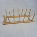 wooden Bamboo Dish Plate Bowl Cup Book Pot Lid Cutting Board Drying Rack 2