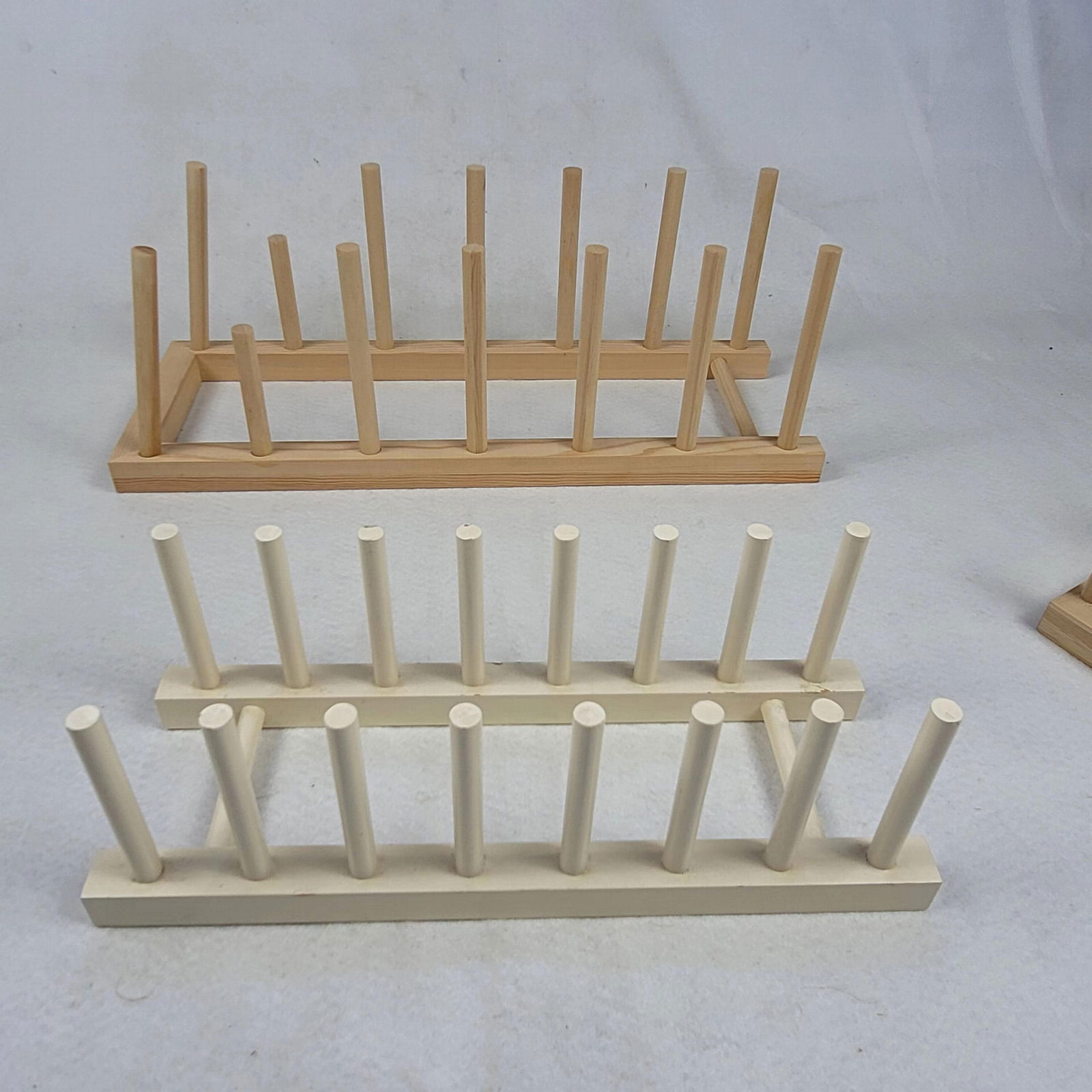 wooden Bamboo Dish Plate Bowl Cup Book Pot Lid Cutting Board Drying Rack 5