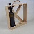 Handmade Wooden Wine Crate, Cheap Custom Wooden Wine Box, Wood Wine Bottle Holde