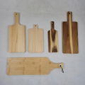 木製披薩板，上菜托盤，竹木松木砧板菜板 4