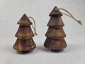 Solid wood Christmas tree ornaments, household ornaments, Christmas tree pendant