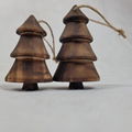Solid wood Christmas tree ornaments, household ornaments, Christmas tree pendant 6