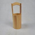 wooden barrel wooden wine coffee barrel  shape packing barrel gift box 4