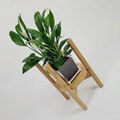 succulent indoor plant pot flowerpot bamboo stand display  bamboo Planter Holder