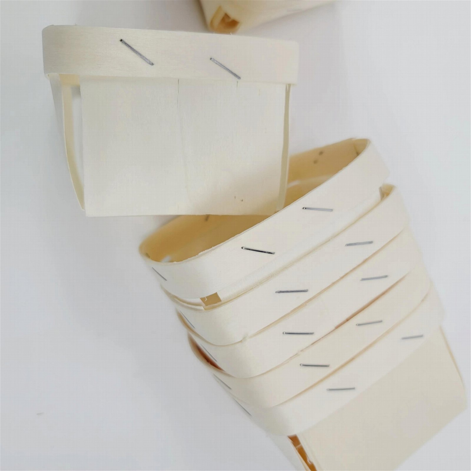 木製海鮮籃 牡蠣木包裝 木條編織籃 禮品盒木片盒 3