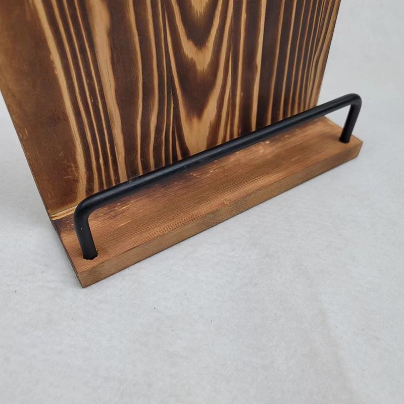 Wood Cutting Board Design Classic Cookbook Recipe Stand Cookbook Holder 4