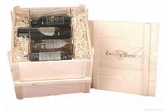 6 bot wine box