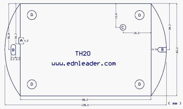 2.4G Rfid 高精度溫濕度電子標籤 TH20    2