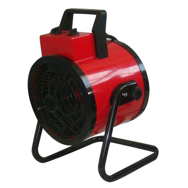 Portable round industrial fan heater