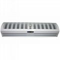 Cross-flow air curtain for commercial