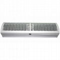 High speed cross-flow air curtains for