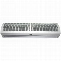 High speed cross-flow air curtains for commercial and industrial use