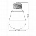 5W COB LED Bulb Lamp:CADB-QE27-5W-COB 2