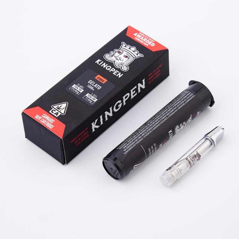 Kingpen Vape Cartridges 710 Oil Vape Pens Glass Tank 0.5ml 1ml Ceramic