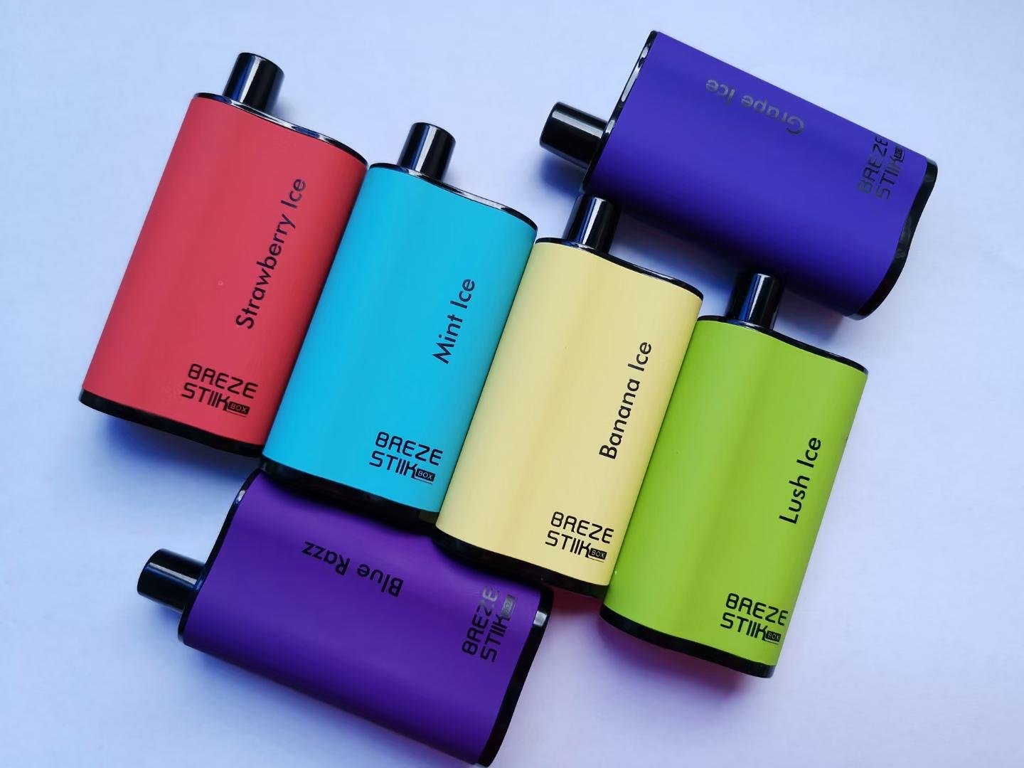 Breze Stiik Box Disposable Vape Pen Kit cigarette 1500mAh Battery 3500Puffs 1