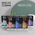 Original Breze Stiik Box 5K Disposable Vape ECigarettes 5000 Puffs Mesh Coil 4