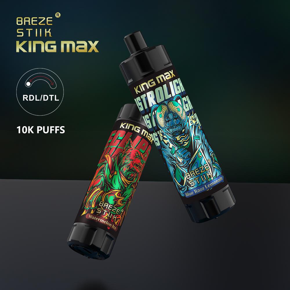 New Vape Disposable King Max 10000 Puffs Mesh Coil Sub ohm Clouds Vapour 2