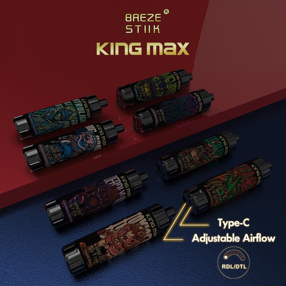 New Vape Disposable King Max 10000 Puffs Mesh Coil Sub ohm Clouds Vapour 4