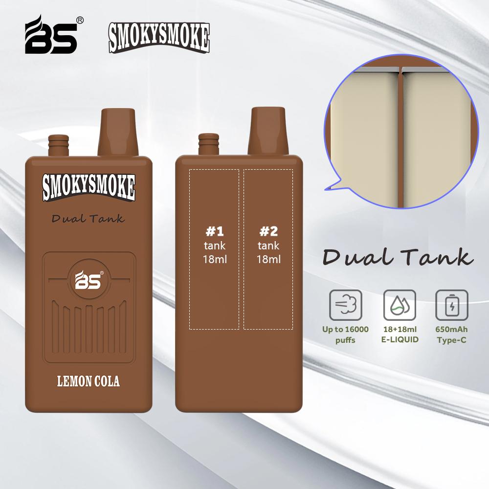 Smoky Smoke Dual Tank 36ml 16000 Puffs Disposable Vape Device 3