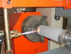 Drum roller thermal spraying stainless steel coating 3