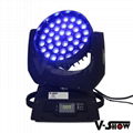 pomotion!new upgrade 36*10w 4in1 RGBW with zoom moving head for stage concert 