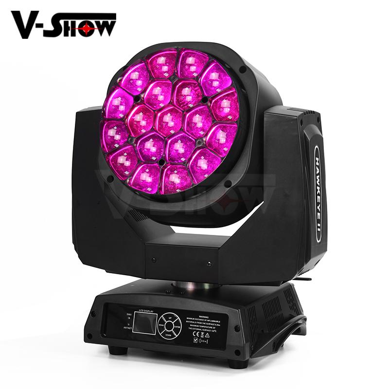 19*15w big bee eye led moving head light high power led stage lighting for stage 4