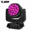 19*15w big bee eye led moving head light high power led stage lighting for stage