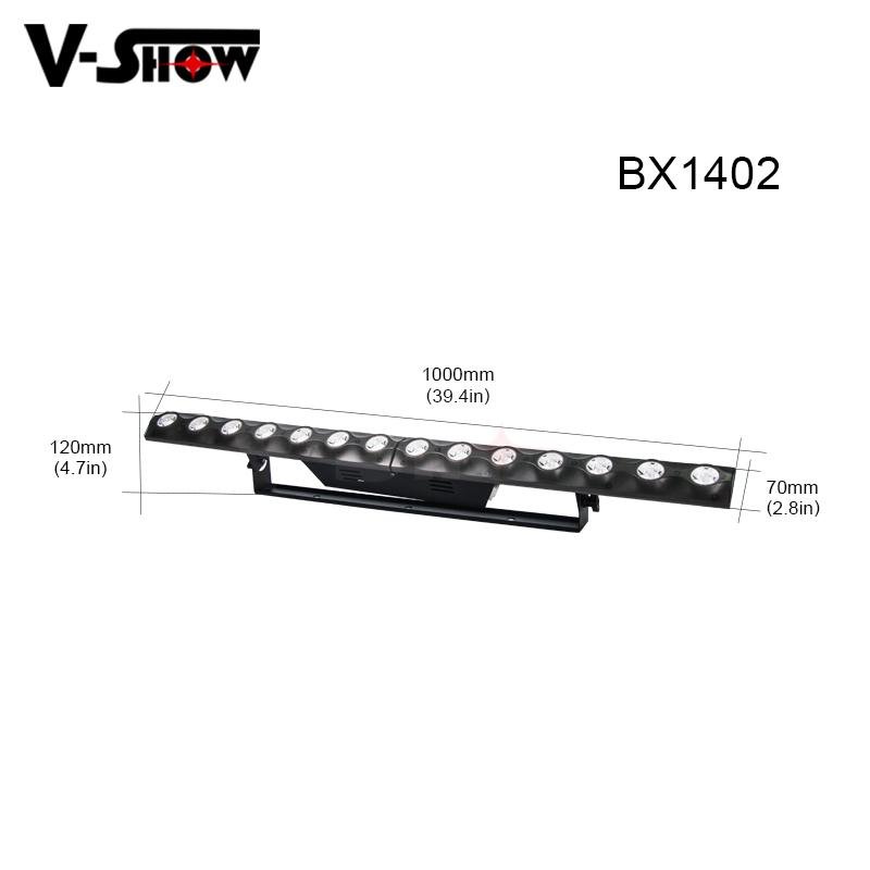 promotion BX1402 14* 3W LEDs 2in1 led wall washer led bar light background mega  2