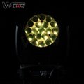 hot 19*12w rgbw moving beam wash zoom light with aura effect ,zoom dj light   12